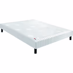 Sommier Nature confort ferme 15 cm - Epeda écru 140x190