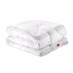 Epéda Aloe Vera Hiver 220 x 240 cm, Blanc, Monochromatique, Coton, Polyester, Double, Lavage en machine