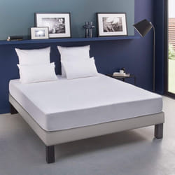Bultex - Protège matelas coton doux - bonnet extensible 20 à 30 cm 140x190