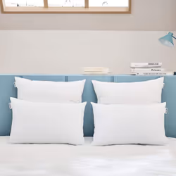 Lot de 2 oreillers Bultex Duo de dimensions 60x60 ou 40x60 cm offrant un excellent rapport qualité/prix. Avec leur confort mo ...