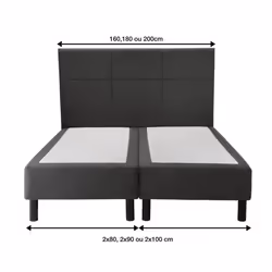 Sommier Epeda ENSEMBLE ENCHANTEUR 3EN1 160x200 Ressorts