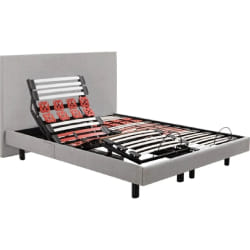EPEDA Escapade Relax - Sommier 2x90x200 cm Gris Clair