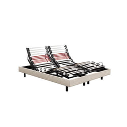 Sommier electrique Epeda HORIZON 90x200 Lin Lattes