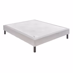 Sommier Nature confort médium 18 cm - Epeda gris souris 70x190