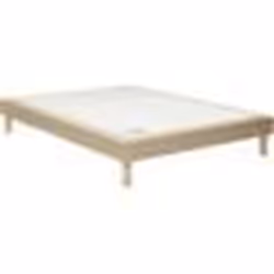 Sommier - MERINOS - Du Matin - 160 x 200 cm - Confort moyen - Lattes souples - Pieds inclus