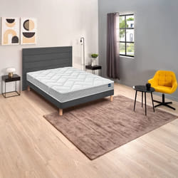 Ensemble matelas Bultex primo Back to basics et sommier Unic 2x80x200