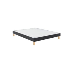 Sommier Bultex CONFORT FERME VIGOROSO DECO 140x200 Jersey Gris foncé Lattes
