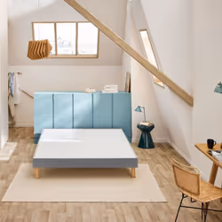 Sommier Bultex CONFORT FERME VIGOROSO DECO 160x200 Trame gris clair Lattes