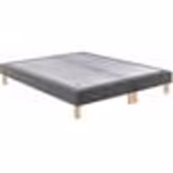 Sommier - EPEDA - Bristol - 180x200 cm - Confort medium - 3 zones de confort - Pieds wengue inclus