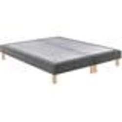 Sommier - EPEDA - Bristol - 180x200 cm - Confort medium - 3 zones de confort - Pieds wengue inclus