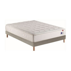 Ensemble matelas et sommier Epeda BEAU-DORMIR NATUREL 160x200 cm IC1682316020000