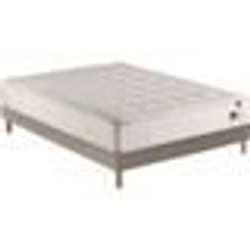 Ensemble matelas et sommier Epeda BEAU-DORMIR TAUPE 160x200 cm IC1682616020000
