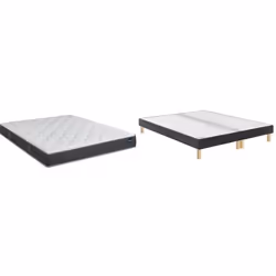 Ensemble Matelas Sommier - BULTEX - Vitality 2.1 - 160x200 cm - 20 cm dépaisseur - Confort ferme