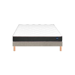 Ensemble Matelas Sommier 140 x 190 Vitality 2.1 140x190 + sommier grege +pieds