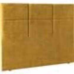 EPEDA Tête de lit Carre Chic 160cm chenillé ocre