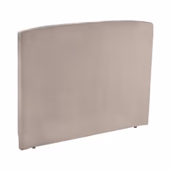 Tête de lit - EPEDA - Galbe 160cm - Tissé taupe - Fixation murale incluse - Élégance chic