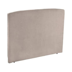 Tête de lit - EPEDA - Galbe 160cm - Tissé taupe - Fixation murale incluse - Élégance chic