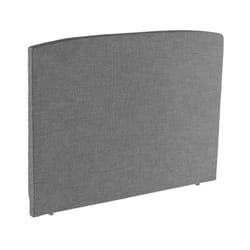 Tête de lit - EPEDA - Galbe 160cm - Gris clair - Mousse de confort - Fixation murale incluse