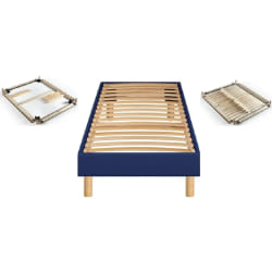 Merinos Self Kit Sommier 90x200 Chine bleu nuit