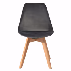 Altobuy - fulvio - Lot de 4 Chaises Velours Grises - Gris