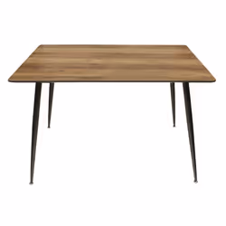 Tiany - Table Repas Rectangulaire Effet Bois - Marron foncé - Vue supplémentaire 5