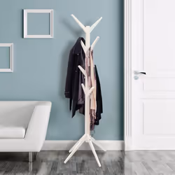 Pakita - Portemanteau Arbre sur Pieds Blanc - Blanc