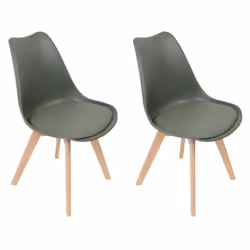 Altobuy 3663738014052, Simili-cuir, Vert, Polypropylène, Bois, Intérieure, Medaline