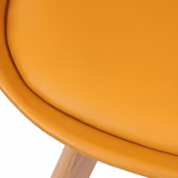 Medaline - Lot de 2 Chaises Scandinaves Jaunes - Jaune - Vue supplémentaire 9