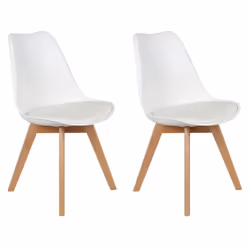 Altobuy 3663738014083, Simili-cuir, Blanc, Polypropylène, Bois, Intérieure, Medaline