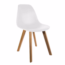 MELYA - Lot de 4 Chaises Scandinaves Blanches - Vue supplémentaire 2