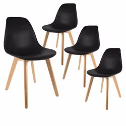 Altobuy 3663738014113, Plastique, Noir, Plastique, Bois, Intérieure, Melya