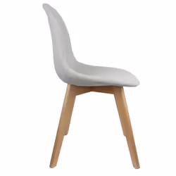 MEDYNA - Lot de 2 Chaises Scandinaves Grises - Vue supplémentaire 5