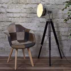 MELO - Lot de 2 Fauteuils Scandinaves Aspect Vieux Cuir