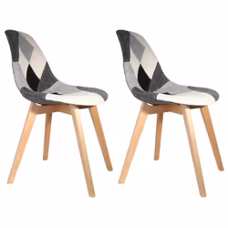 Altobuy 3663738014397, Tissu, Gris, Bois, Bois, Intérieure, Mozaik