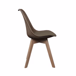 Altobuy - medaline - Lot de 6 Chaises Scandinaves Taupe
