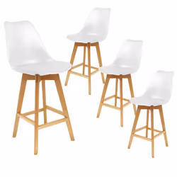 Altobuy 3663738016766, Simili-cuir, Blanc, Bois, Bois, Intérieure, Parsa
