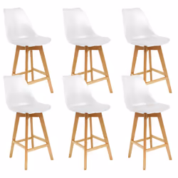 Altobuy 3663738016773, Simili-cuir, Blanc, Bois, Bois, Intérieure, Parsa