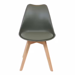 Medaline - Lot de 4 Chaises Scandinaves Kaki - Vert