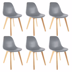 Altobuy 3663738017053, Plastique, Gris, Plastique, Bois, Intérieure, Melya