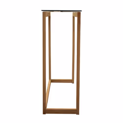 Altobuy - verane - Console Rectangulaire Plateau Verre - Transparent