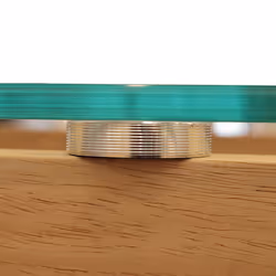 Altobuy - verane - Console Rectangulaire Plateau Verre - Transparent - Vue supplémentaire 4