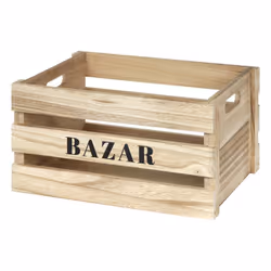 Altobuy - bazar - Lot de 3 Cagettes Gigognes Naturelles - Naturel