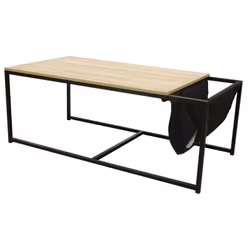 Altobuy 3663738018050, Table basse, Forme rectangulaire, Marron