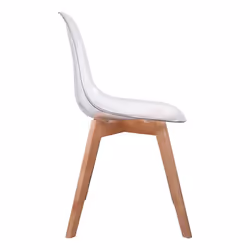 OKOA - Lot de 4 Chaises Transparentes