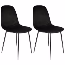 Altobuy 3663738019484, Velours, Noir, Métal, Métal, Intérieure, Alessia