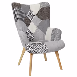 Altobuy 3663738019606, Fauteuil, Tissu, Giada, 650 mm, 740 mm, 1000 mm
