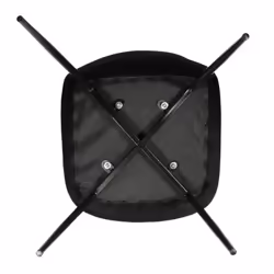 ALESSIA - Lot de 6 Chaises Velours Côtelé Noires - Vue supplémentaire 6