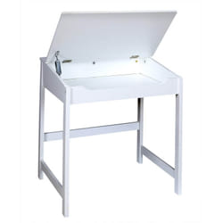Altobuy - calum - Bureau Pupitre pour Enfant Coloris Blanc - Blanc
