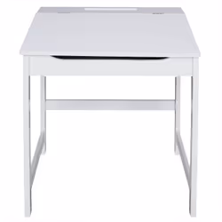 Altobuy - calum - Bureau Pupitre pour Enfant Coloris Blanc - Blanc