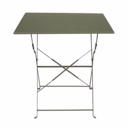 Malam - Table de Repas Carrée Pliante Kaki - Kaki